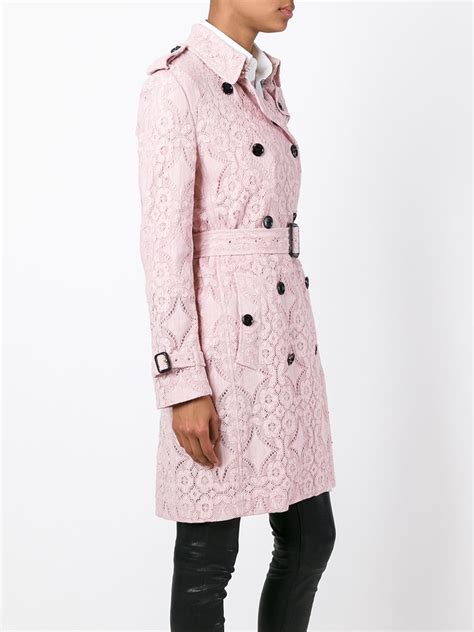 burberry floral lace trench coat|burberry trench coat size chart.